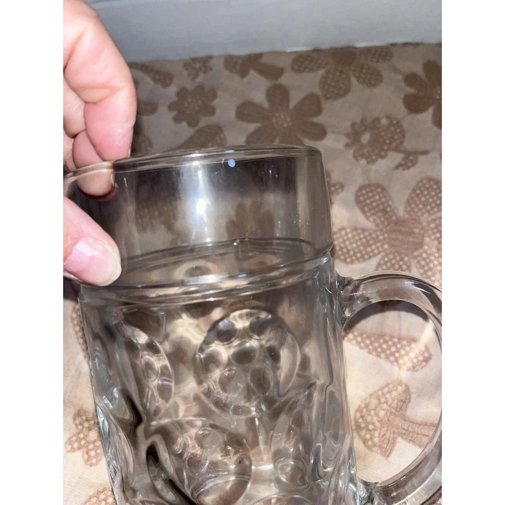 Spaten Munchen 1 Liter Dimpled Germany‎ Oktoberfest Beer Glass Stein Austria